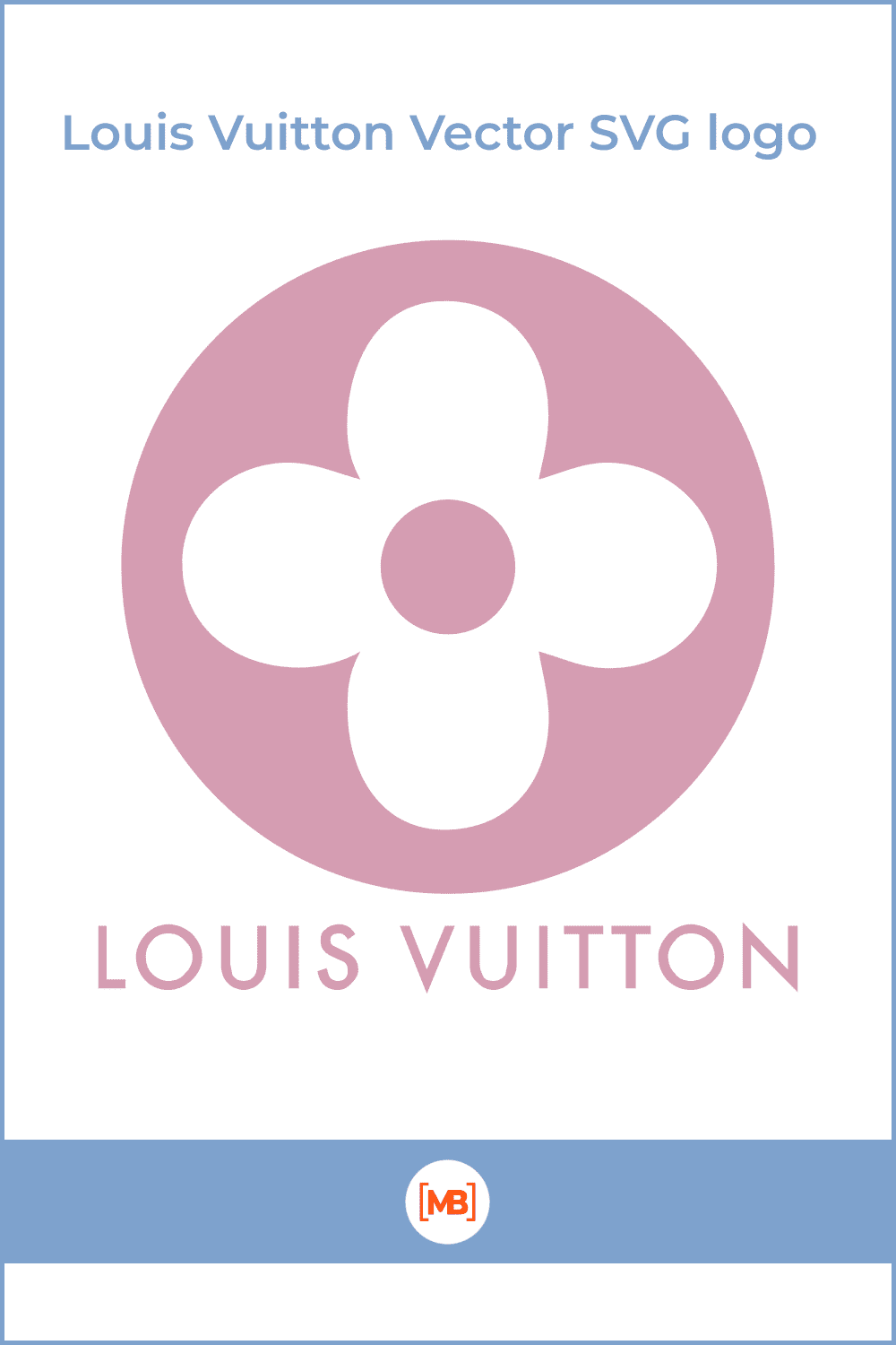 Louis Vuitton Vector SVG logo.