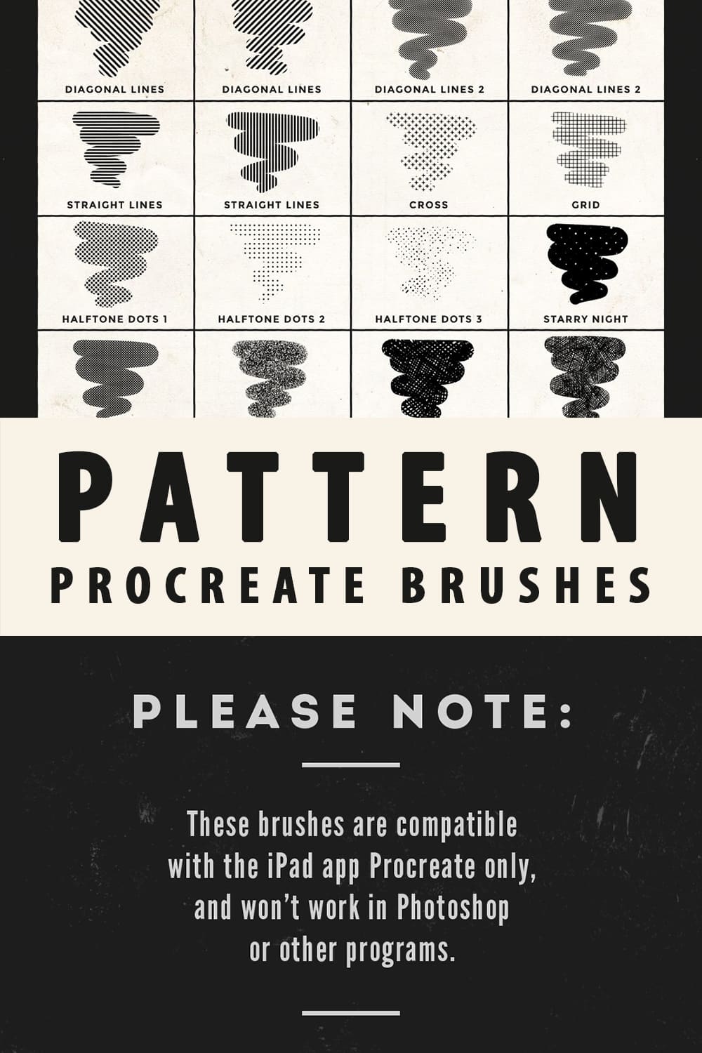 Different brushes for your illustrations.