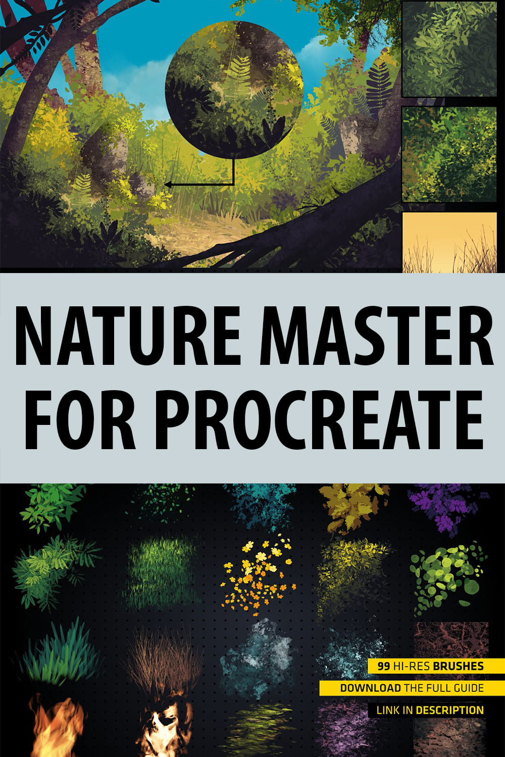 Nature Master for Procreate Pinterest.