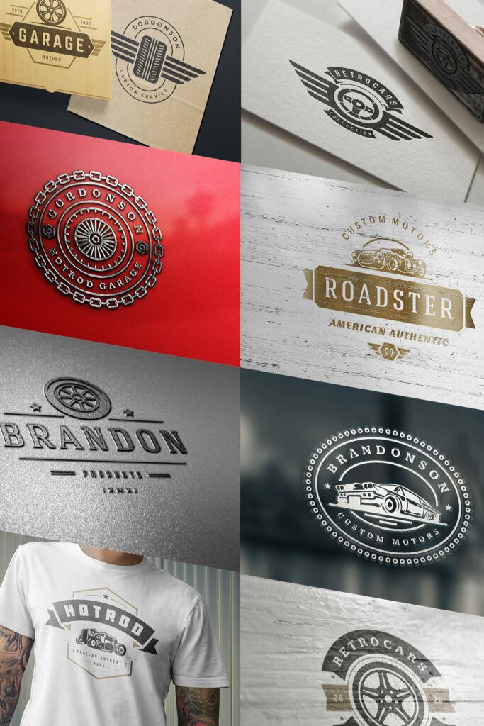 Car Garage Badges & Logos – MasterBundles