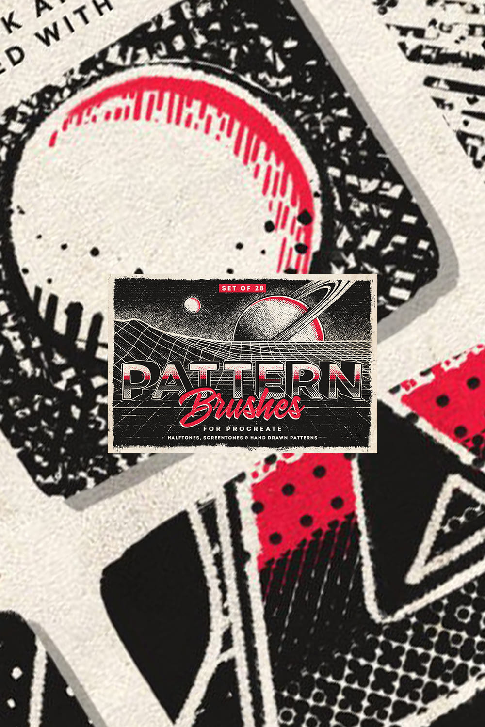 Pattern Procreate brushes - Pinterest.
