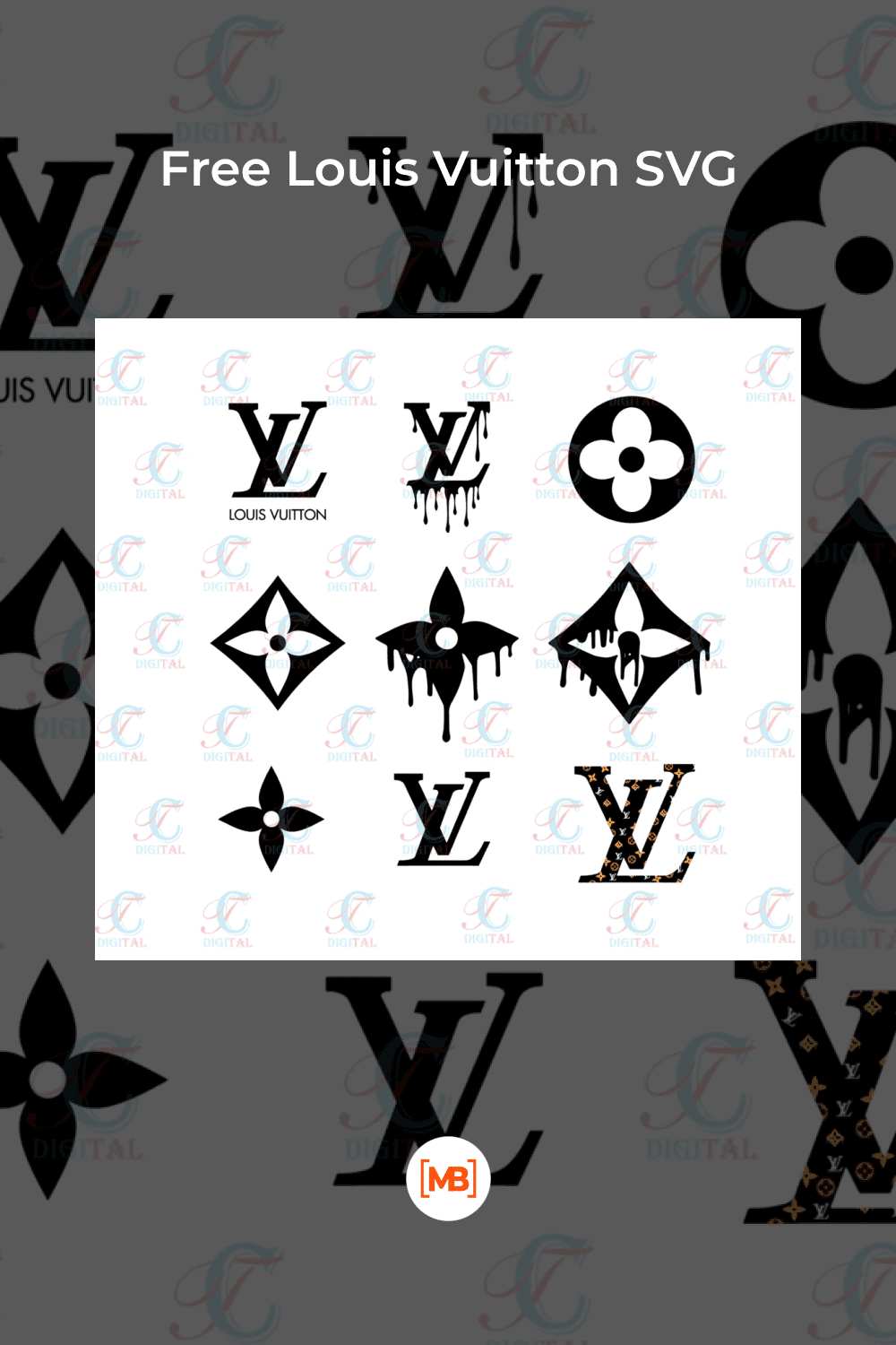 Download Louis Vuitton LV Logo in SVG Vector or PNG File Format  Logo wine