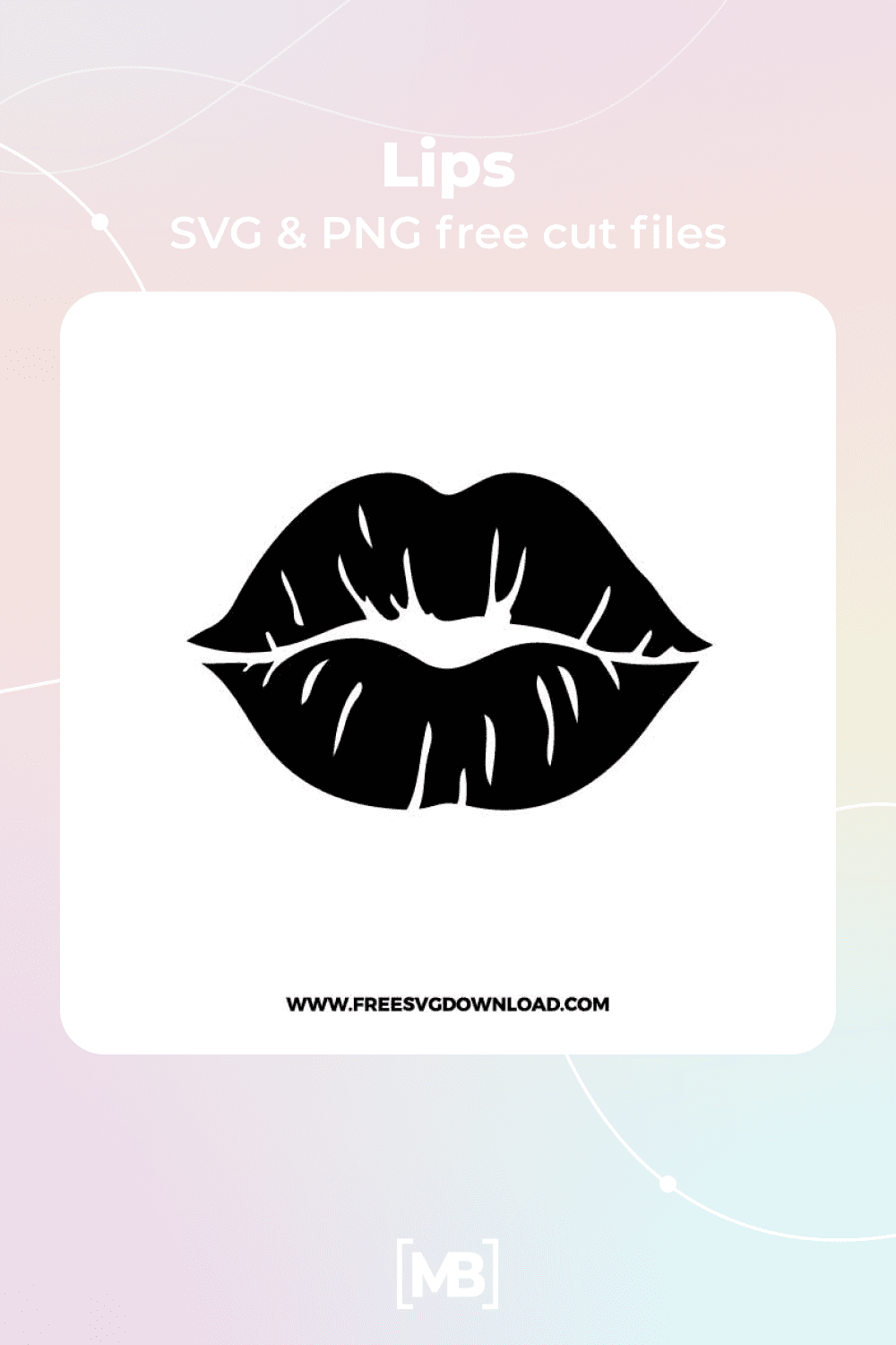 Lips SVG & PNG free cut files.