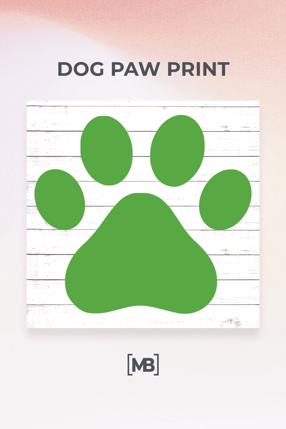 Dog Paw Print.
