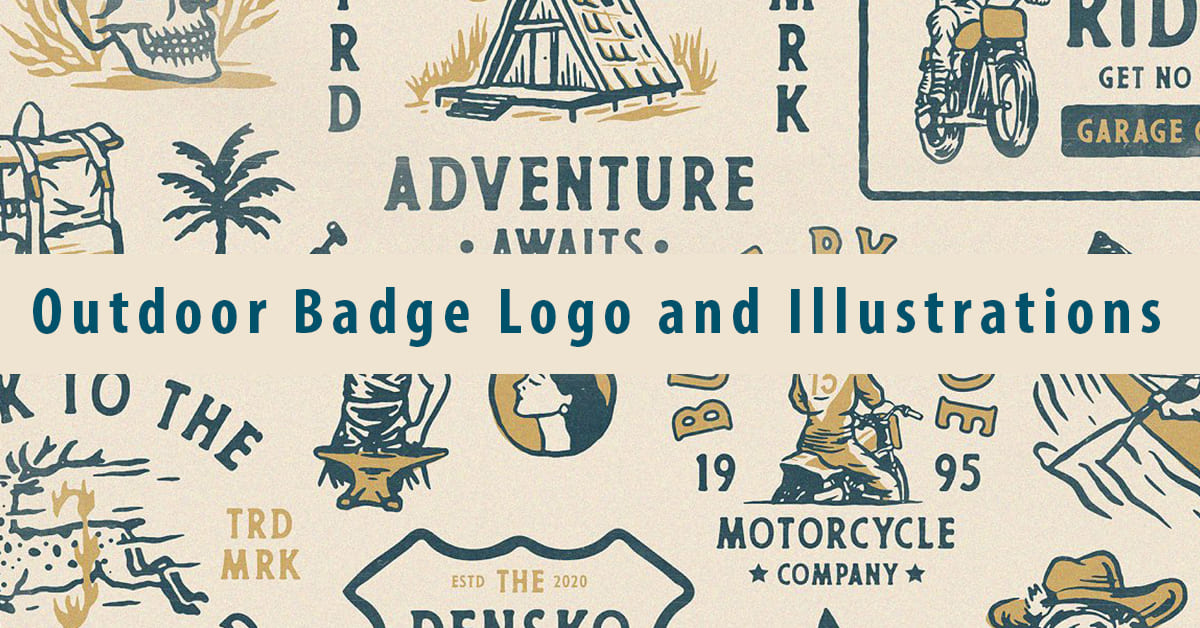 Retro logo for describing your adventures.