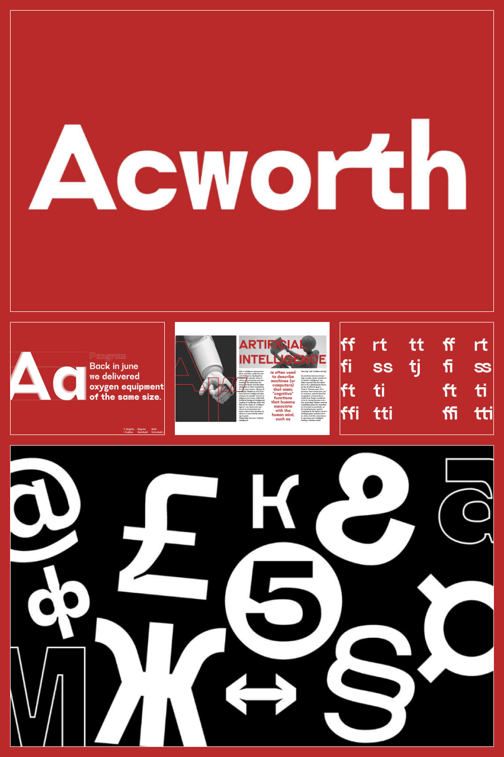Acworth Sans Serif Font.