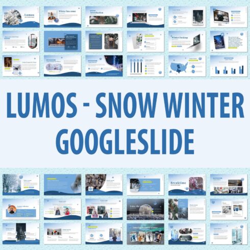 Lumos - Snow Winter Googleslide main cover.