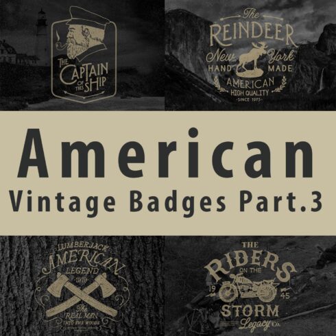 American Vintage Badges Part.3 main cover.