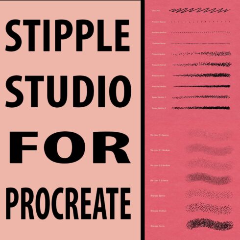 Stipple Studio for Procreate main cover.