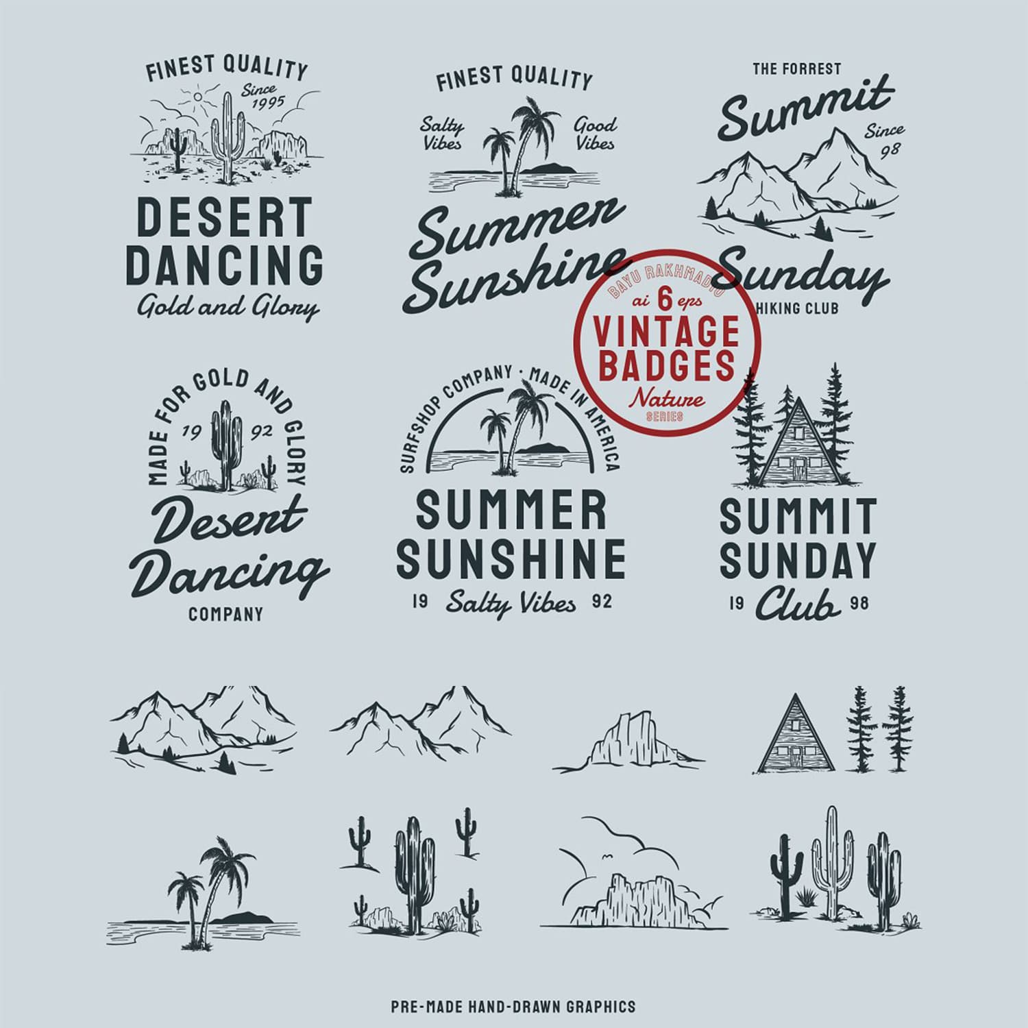 Summer Beach, Summit & Dessert Badge cover image.