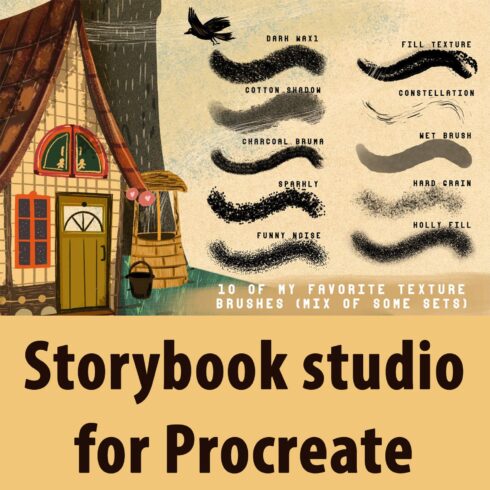 Storybook studio for Procreate main cover.