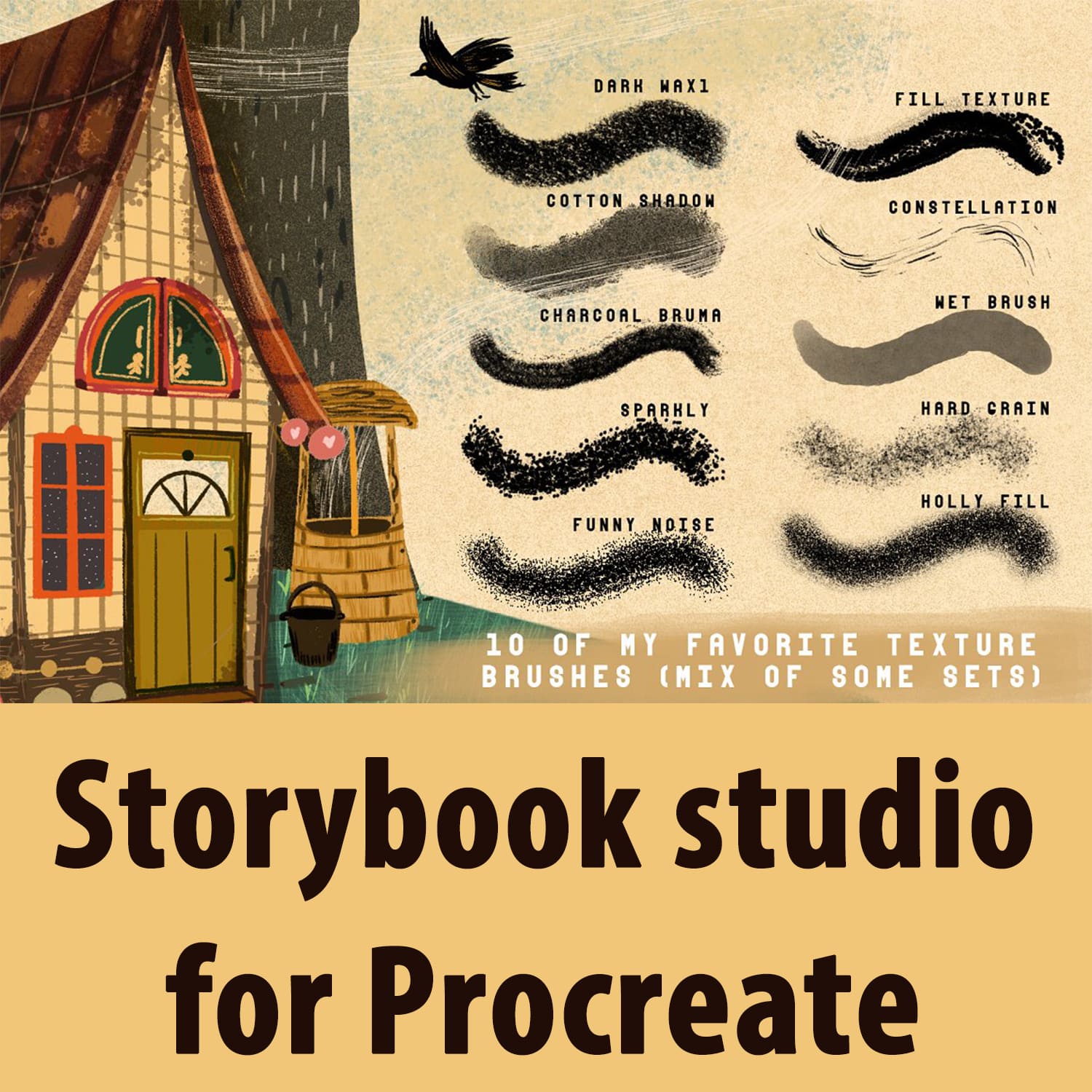 Storybook studio for Procreate main cover.