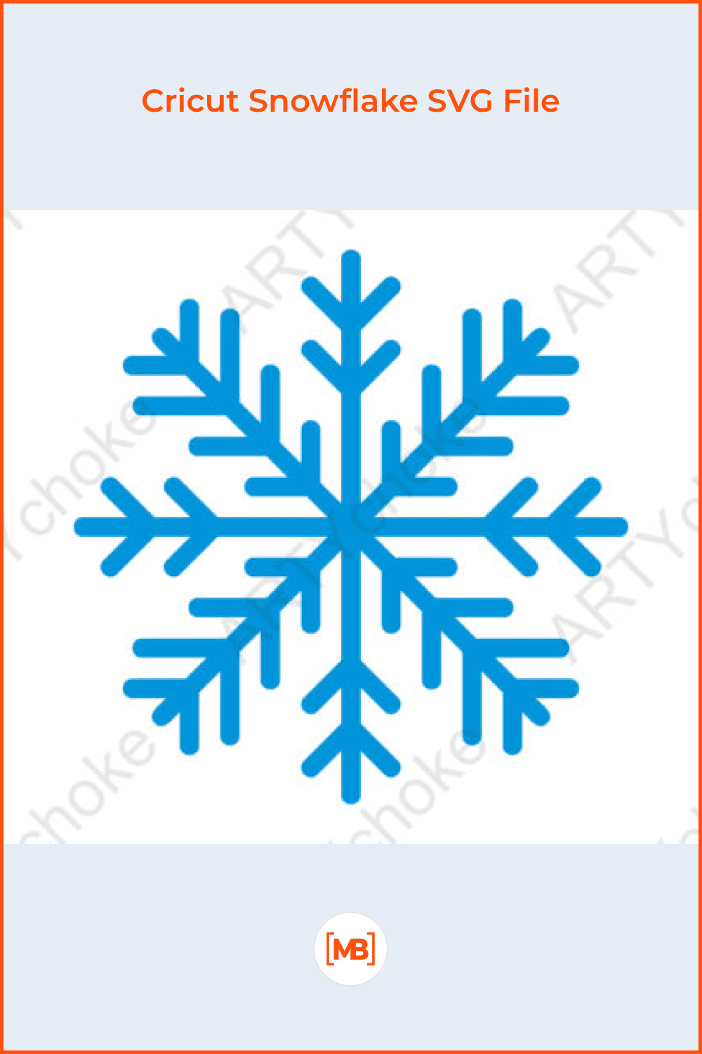 Cricut Snowflake SVG File.