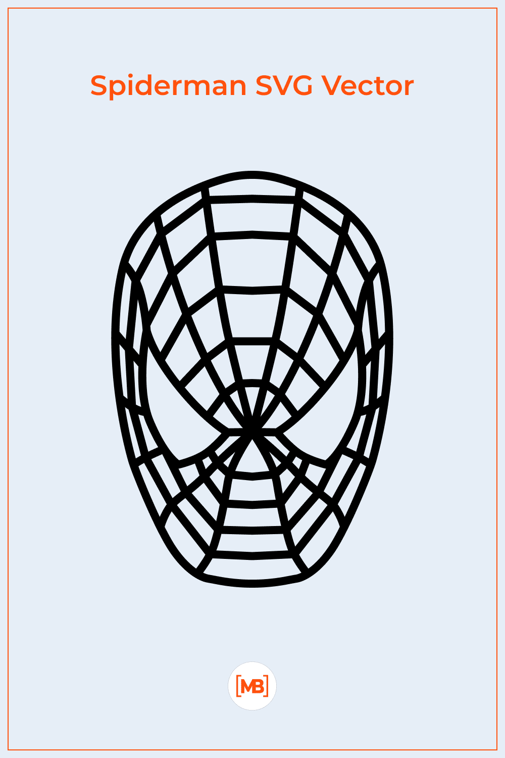 Spiderman SVG Vector.
