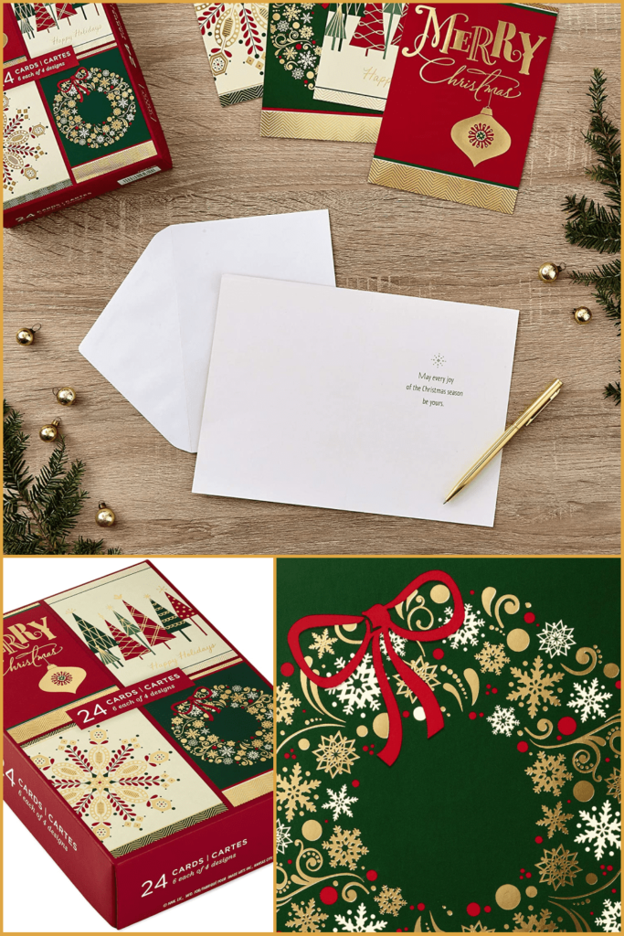 Things To Write In A Christmas Card In 2022 60 Best Christmas And New   22 Image Arts Boxed Elegant Christmas Cards Assortment 683x1024 