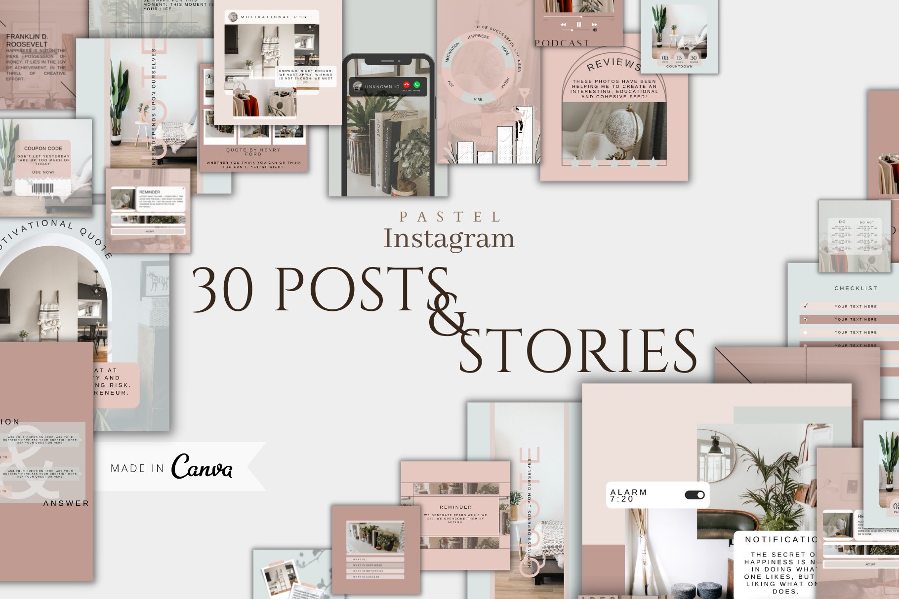 Bundle includes 30posts and stories.