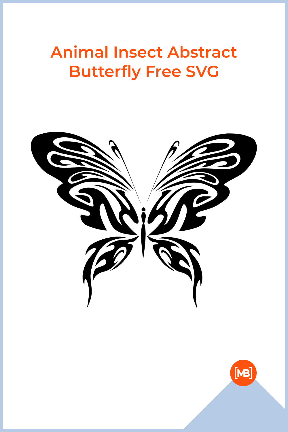 Animal Insect Abstract Butterfly Free SVG.