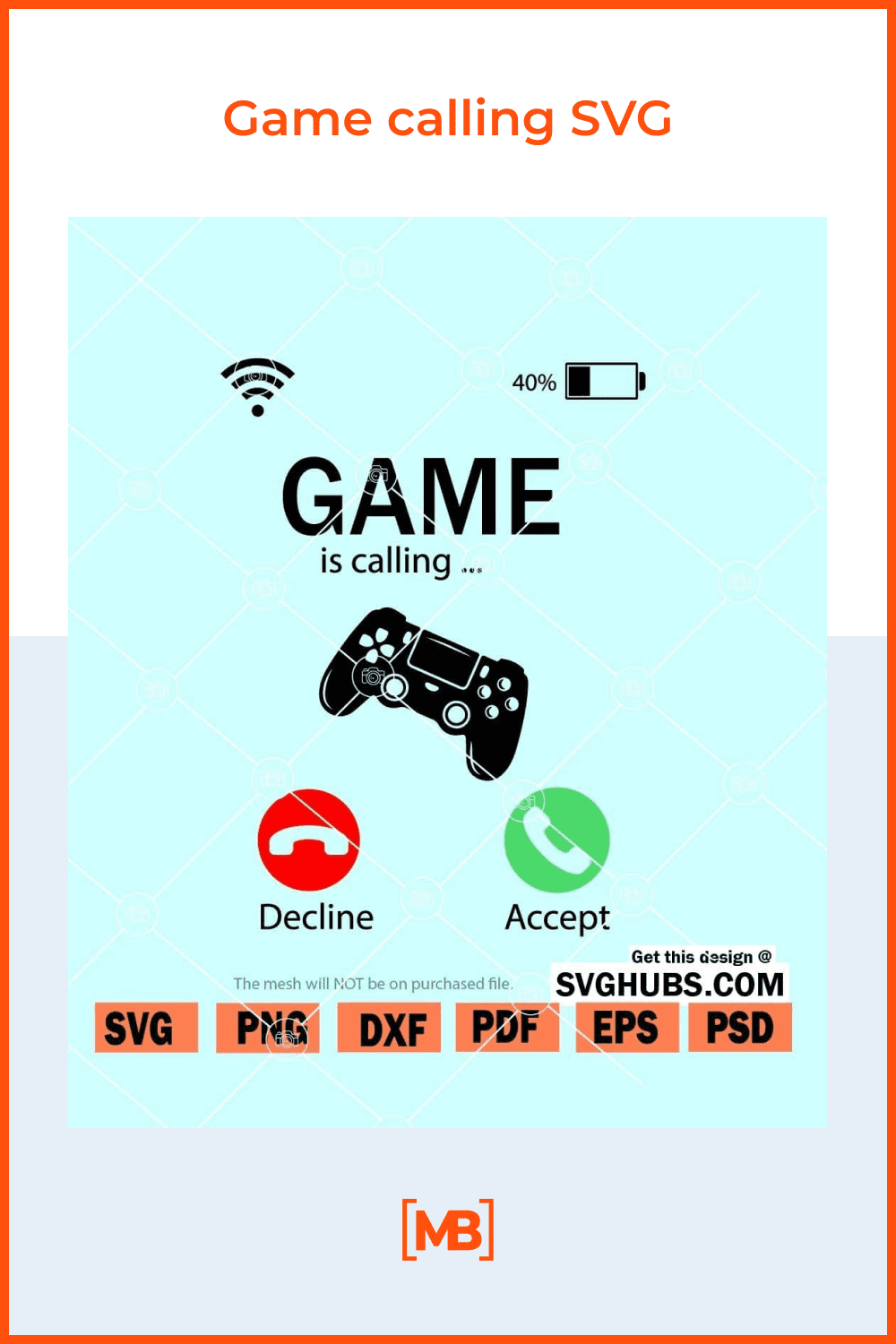 Game calling SVG.