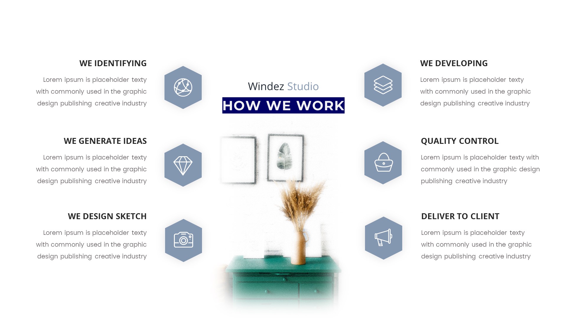 Windez Business PowerPoint Template preview..