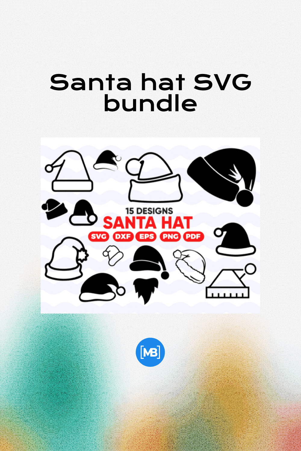 Santa hat SVG bundle.