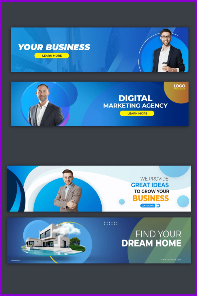 35+ Best LinkedIn Background Banners and Images