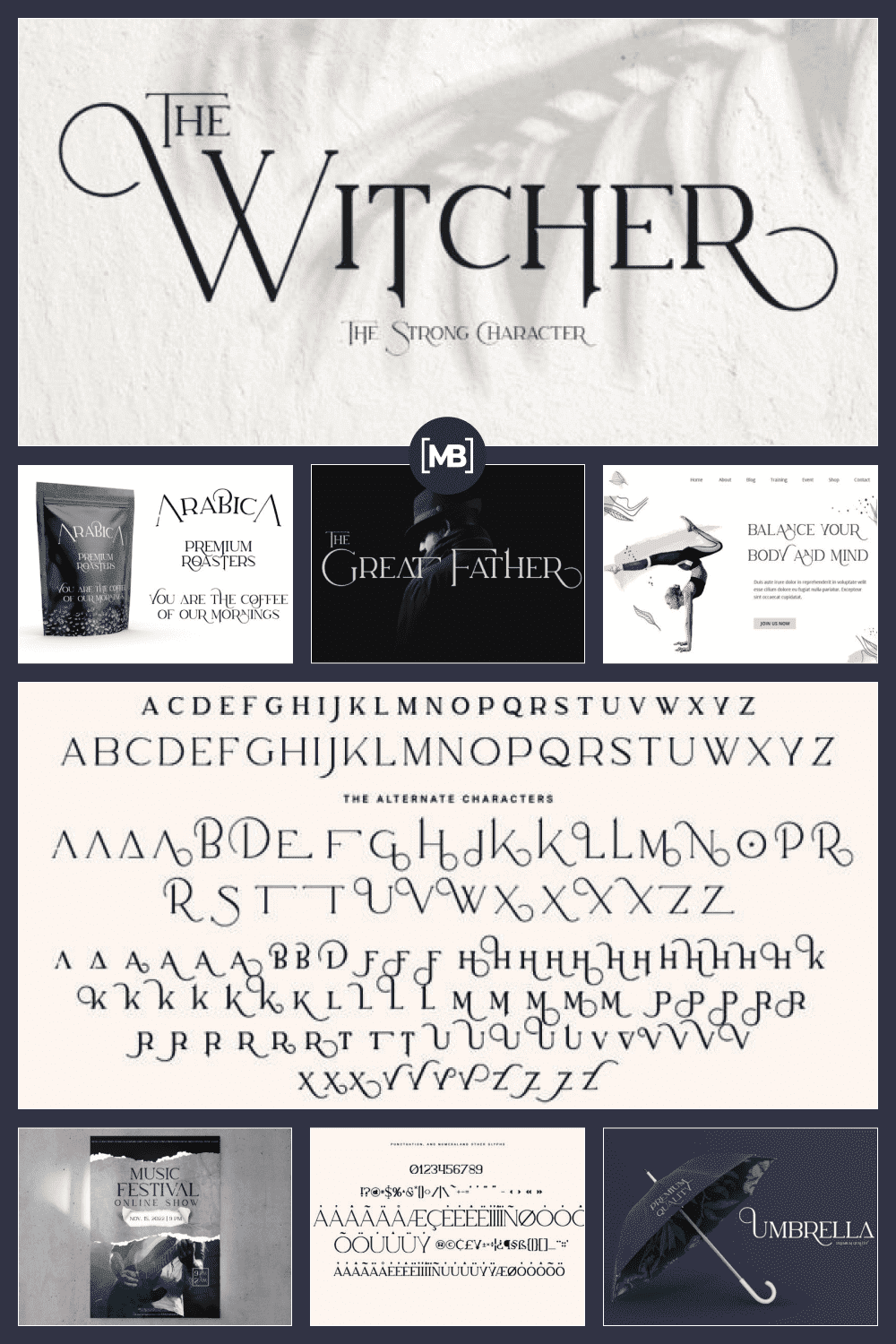 The Witcher Font.