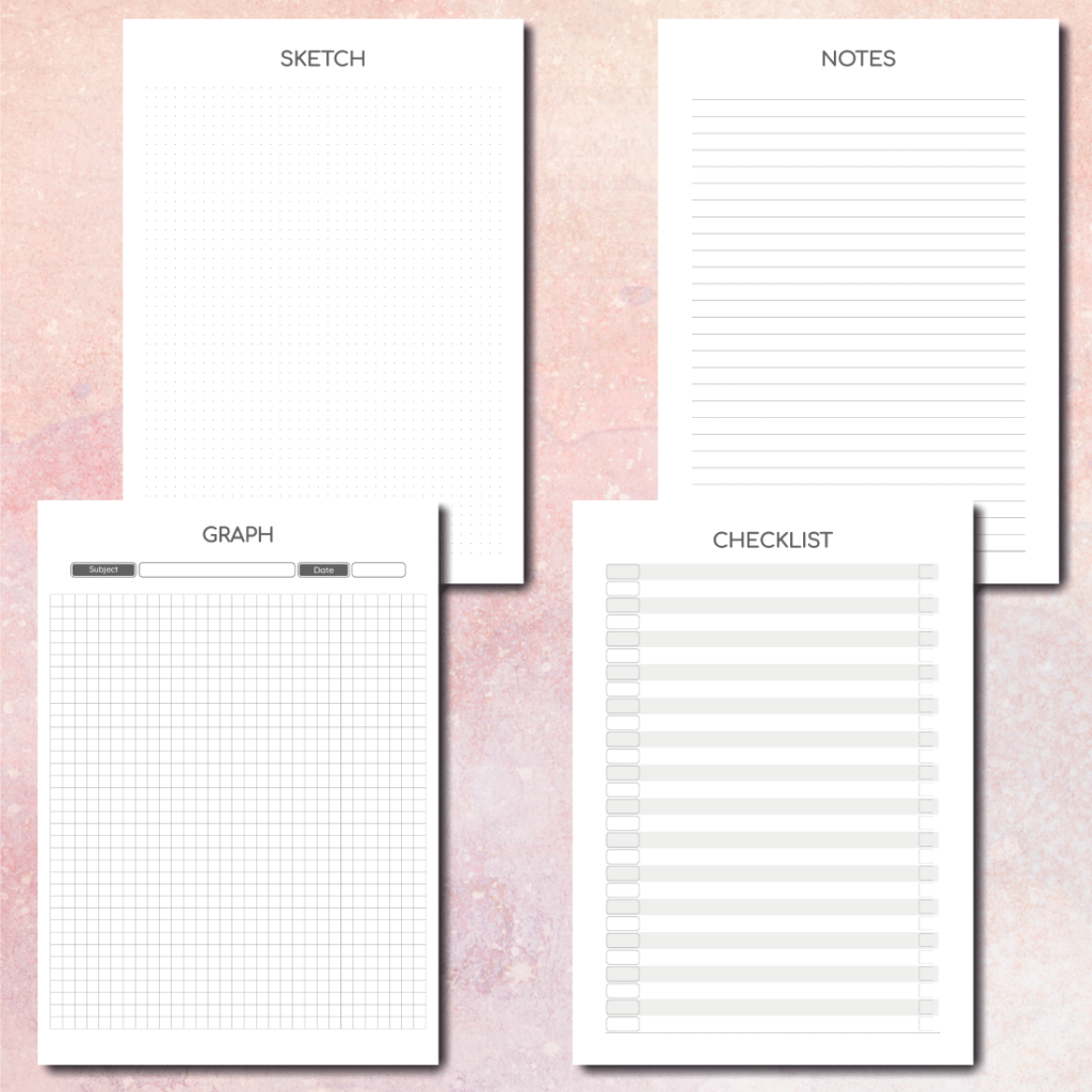 Printable Student Planner, College Planner, Undated School Planner, PDF ...