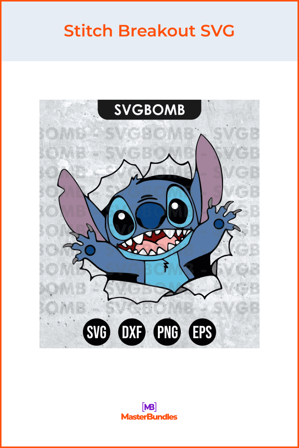 Stitch Breakout SVG.