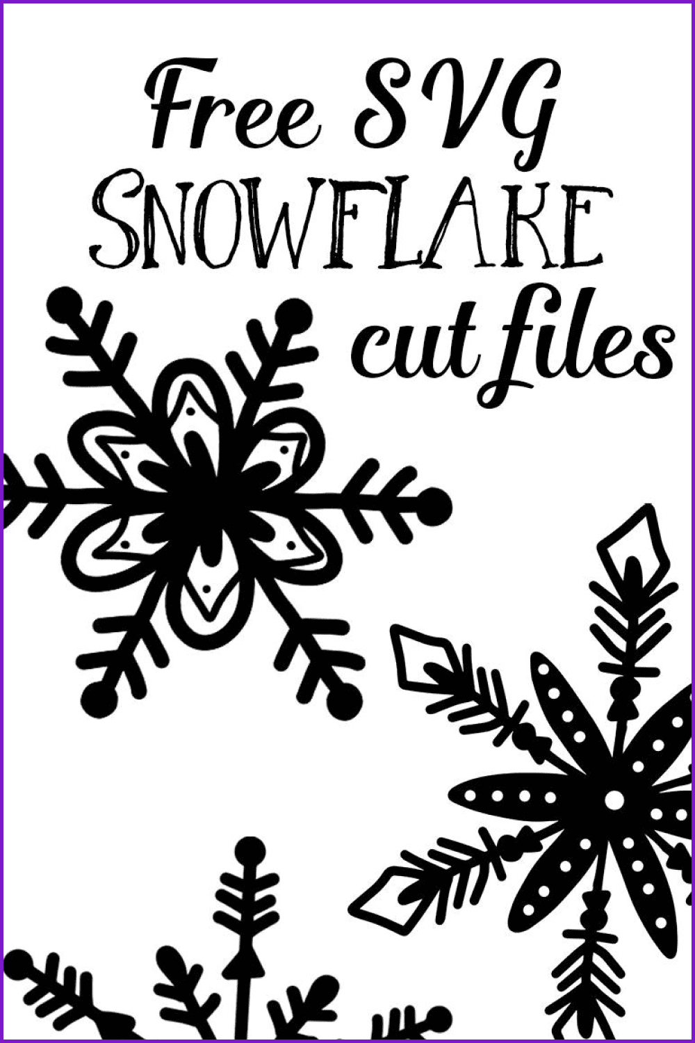 Free SVG Snowflake Cut Files.