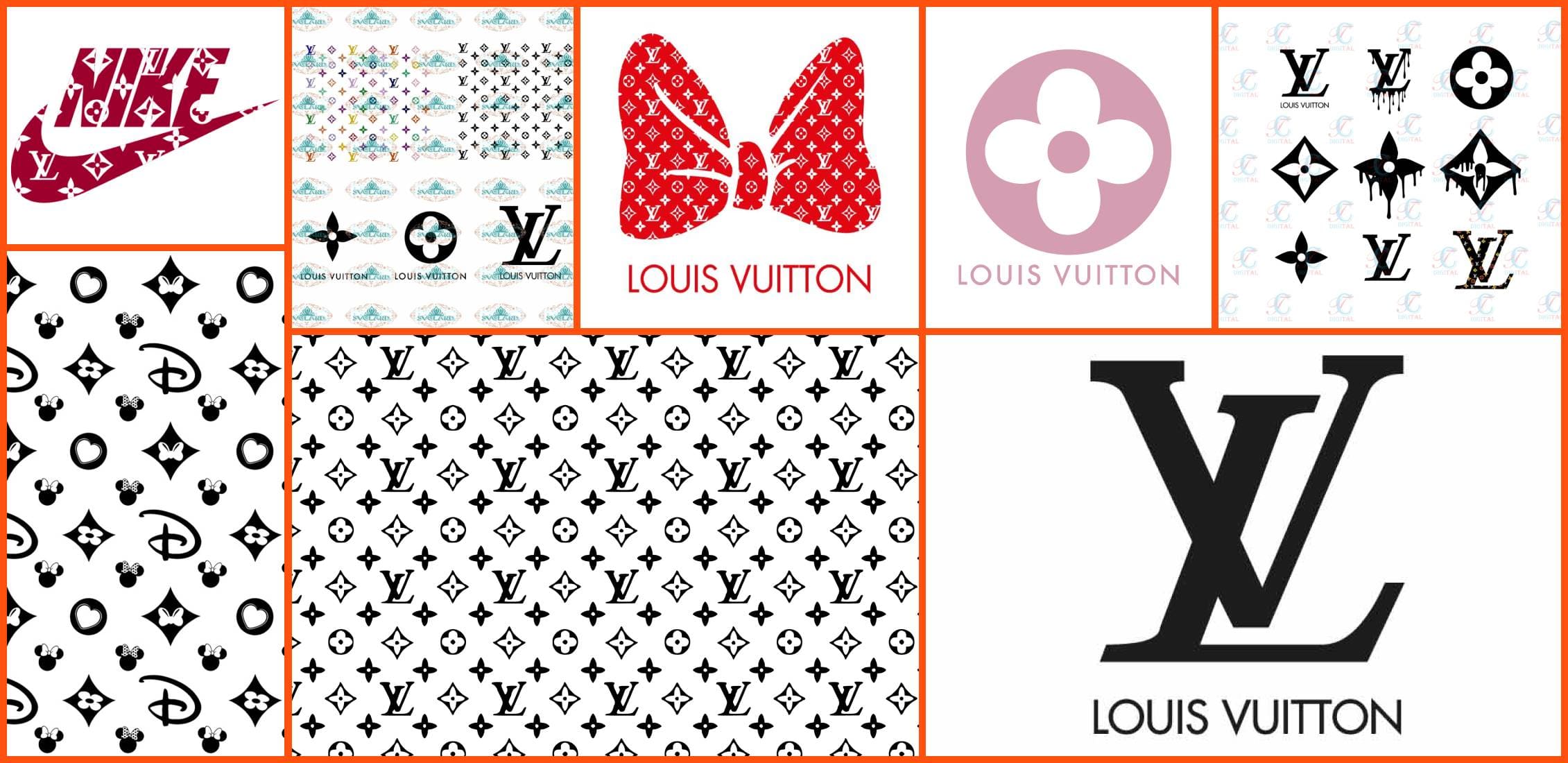 Louis Vuitton SVG Images Example.