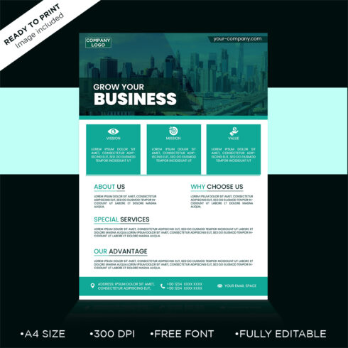 Corporate Business Flyer Template 1