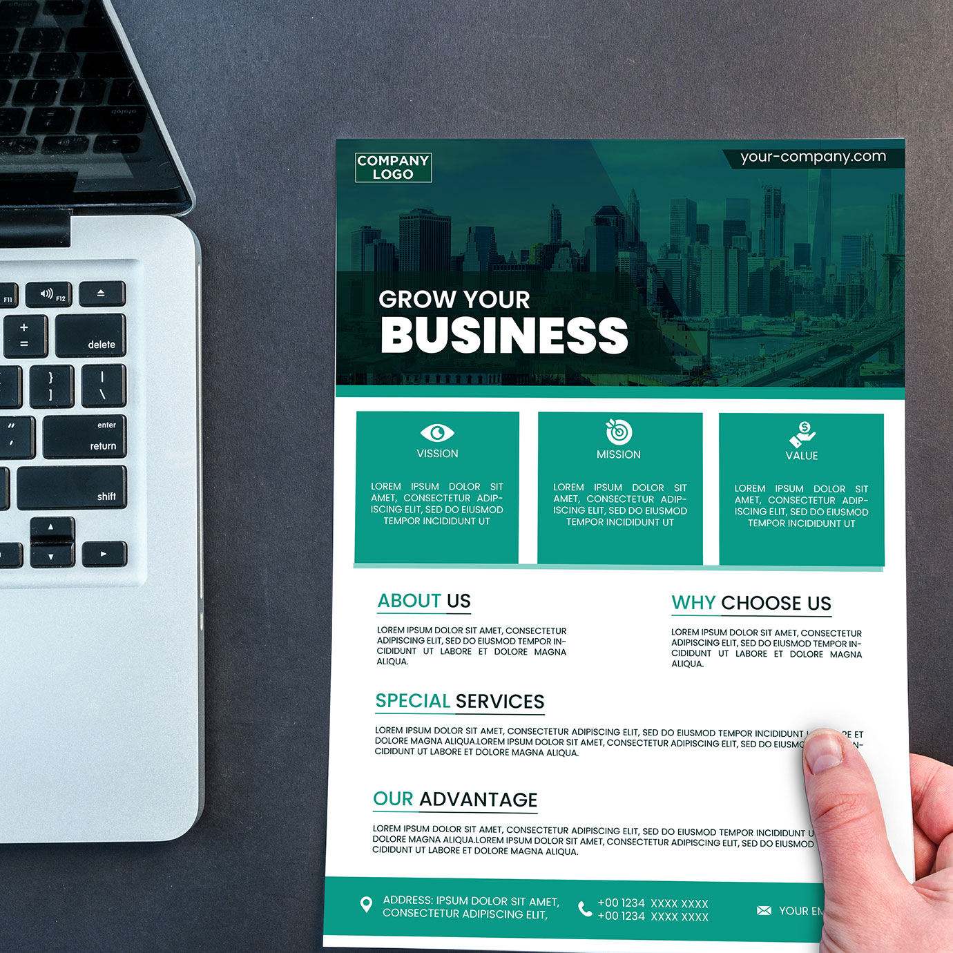 Corporate Business Flyer Template 2
