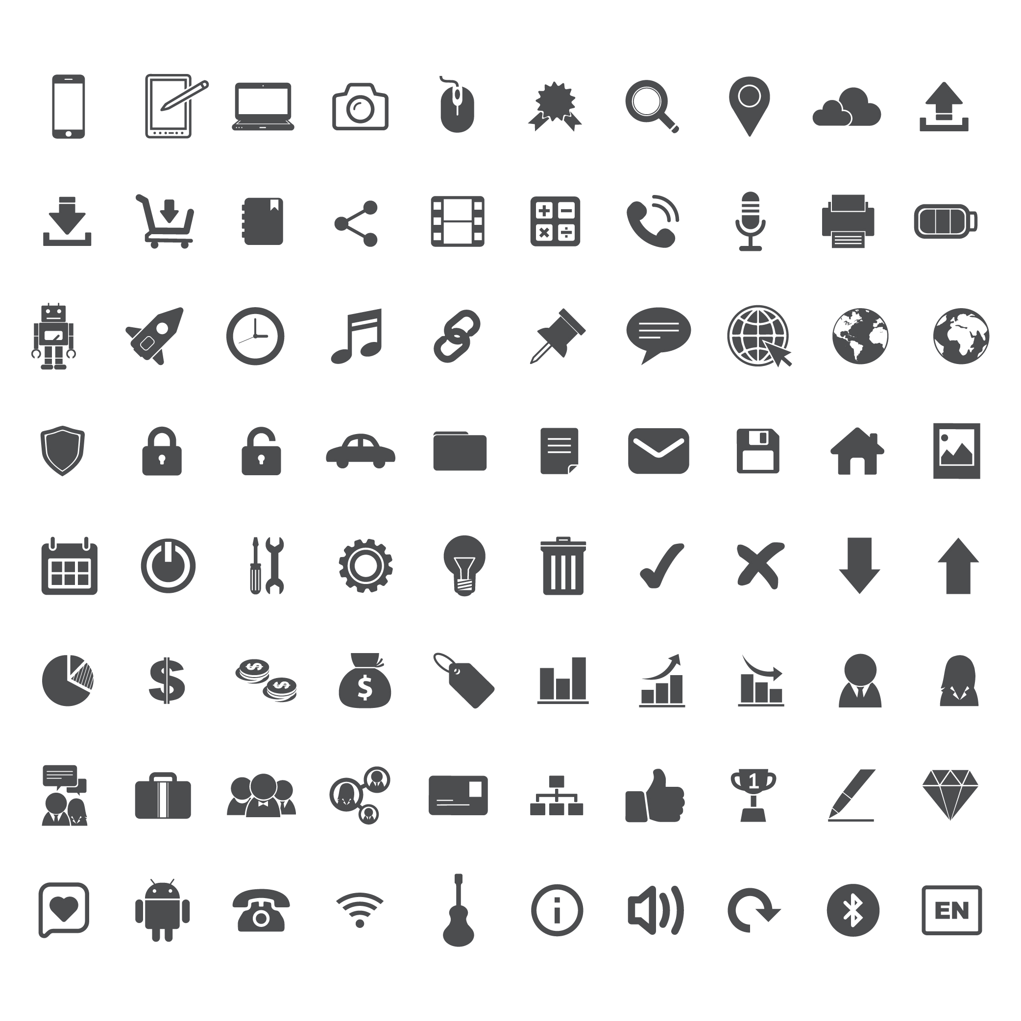 Flat icons