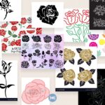 Roses SVG Images Example.