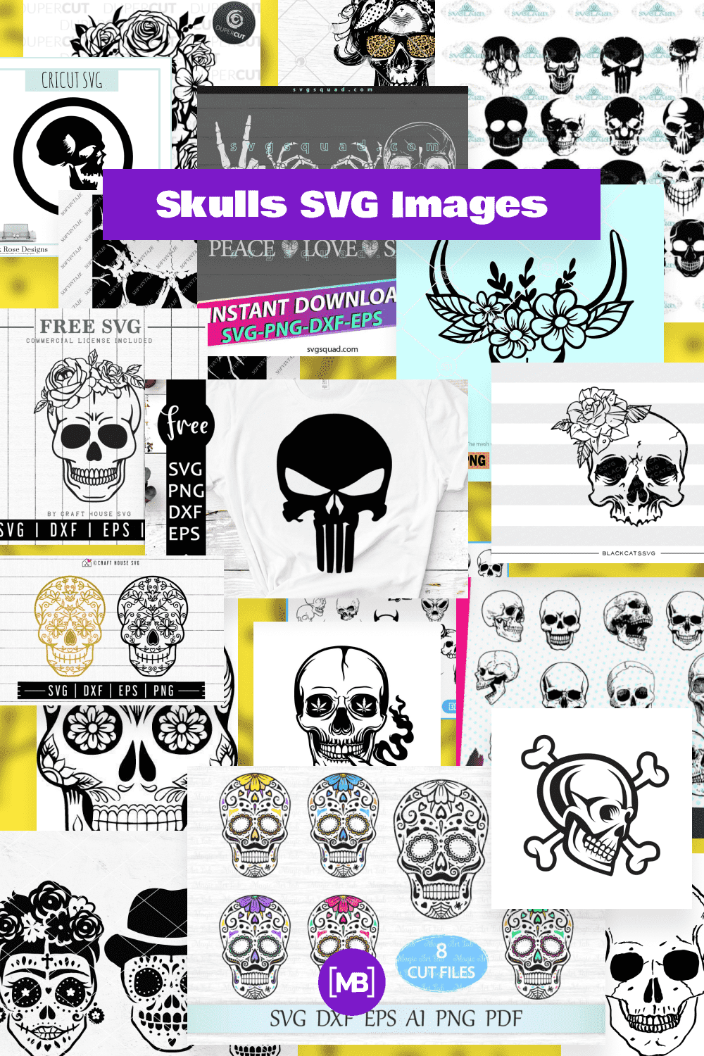 Skulls SVG Images Pinterest.
