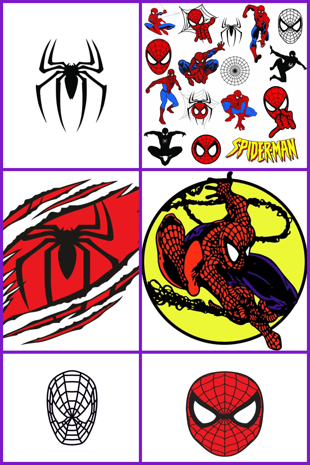 Spiderman SVG Images Pinterest.