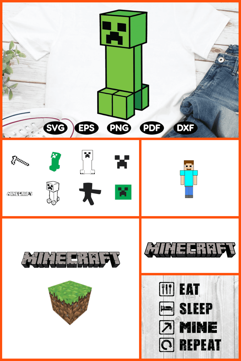 Minecraft Print SVG Images Pinterest.