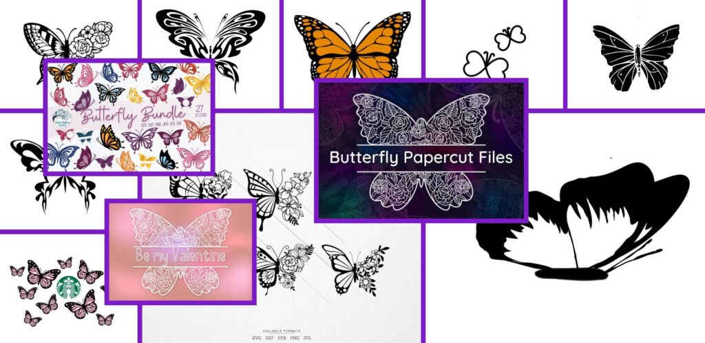 Butterfly SVG Example.