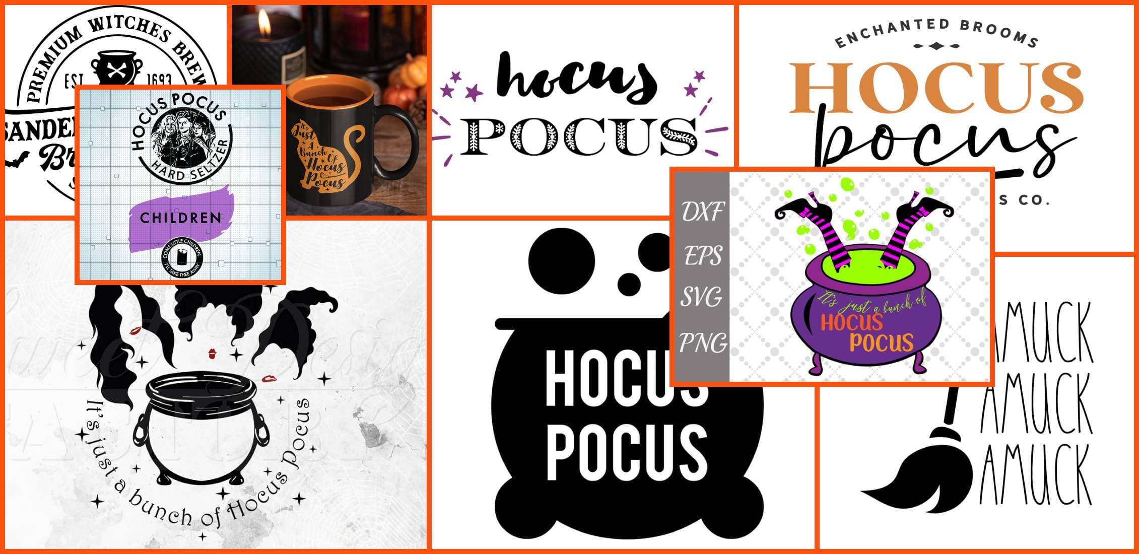 Hocus Pocus SVG Example.