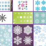 Snowflakes SVG Example.