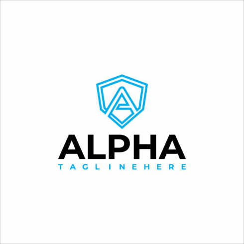 Alpha A Letter Logo Design Template main cover.