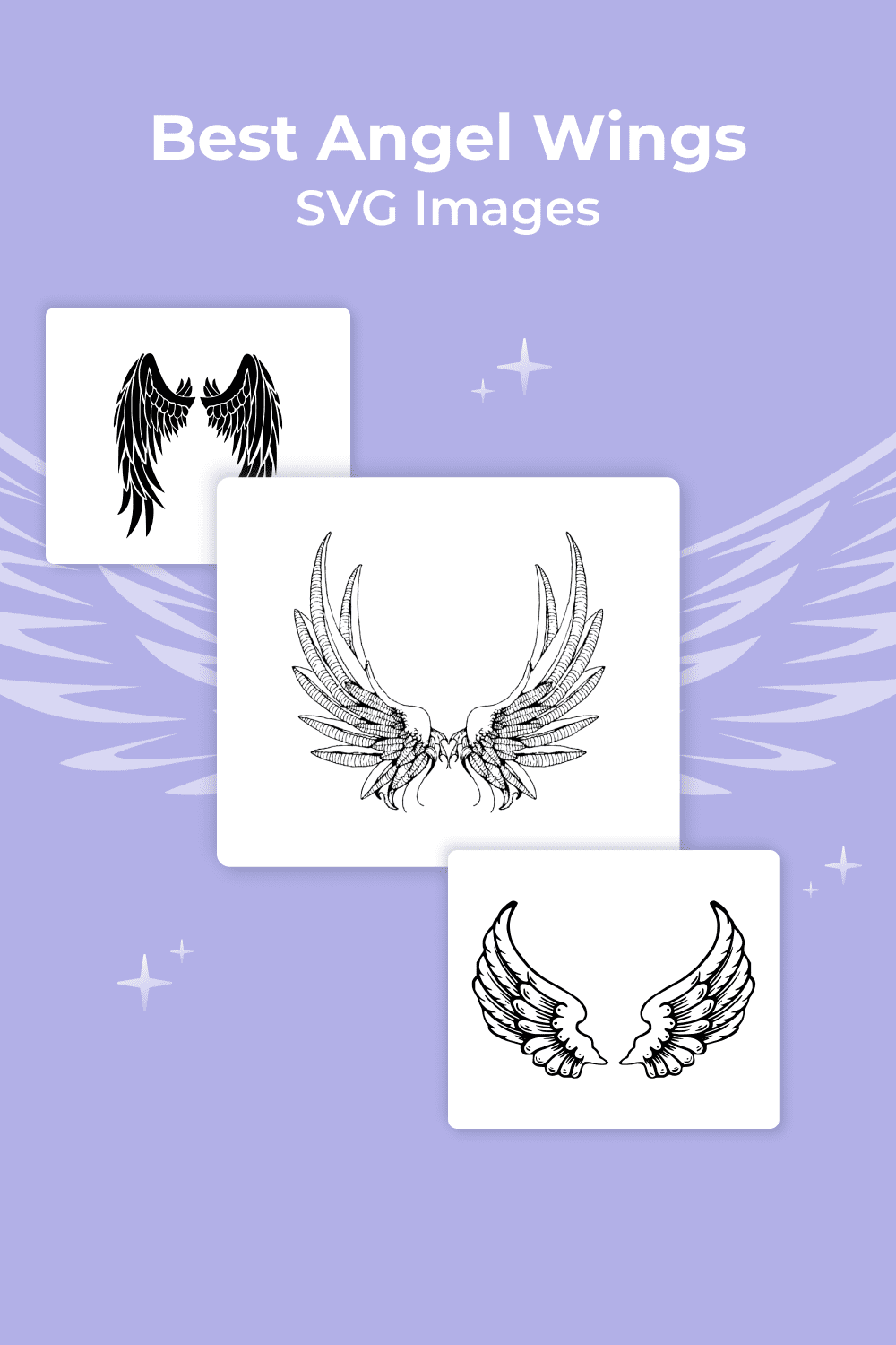 best angel wings svg images pinterest collage 150.
