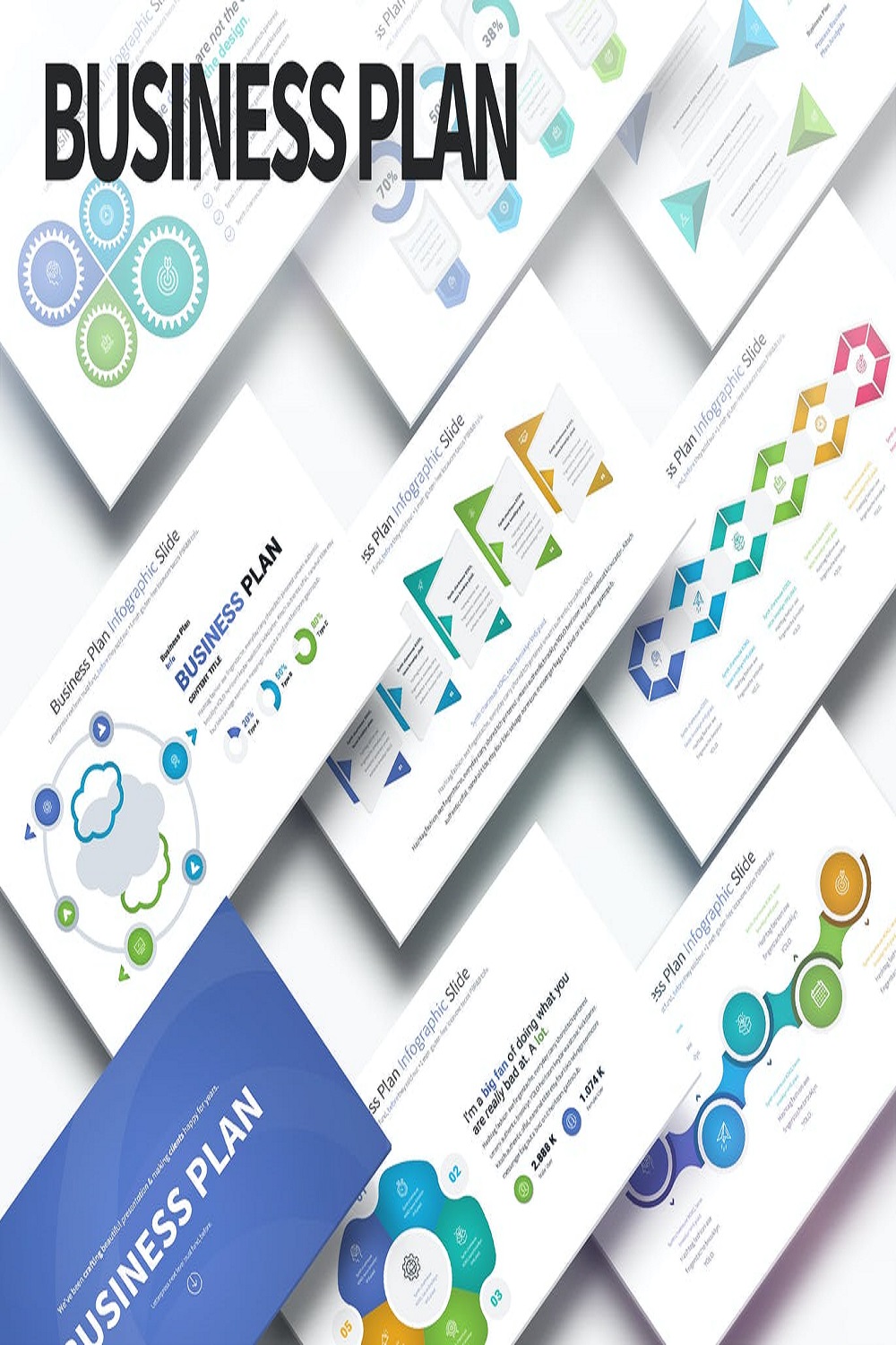 Business Plan PowerPoint Infographics Slides Pinterest.