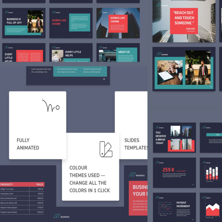 Business Consultant PowerPoint Presentation Template – MasterBundles