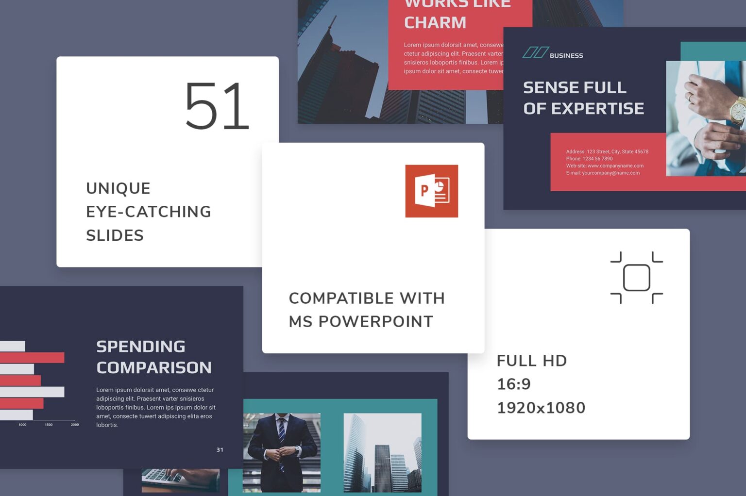 Business Consultant PowerPoint Presentation Template – MasterBundles