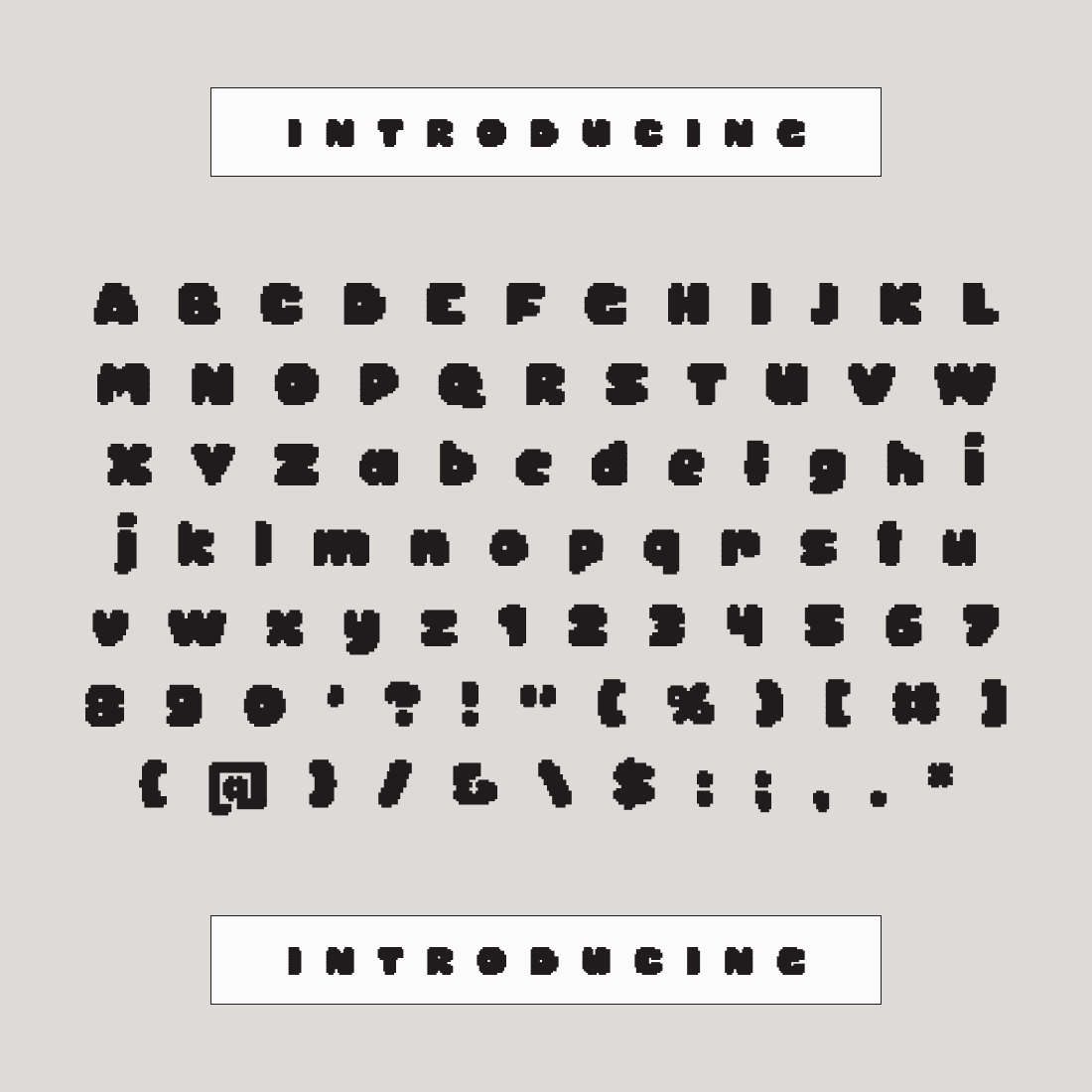 Ivoryflower Pixel Font Introducing.