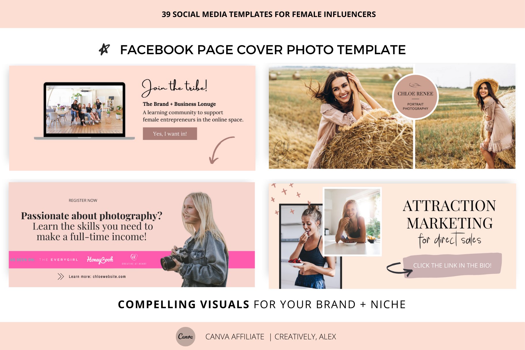 Facebook page cover photo template.