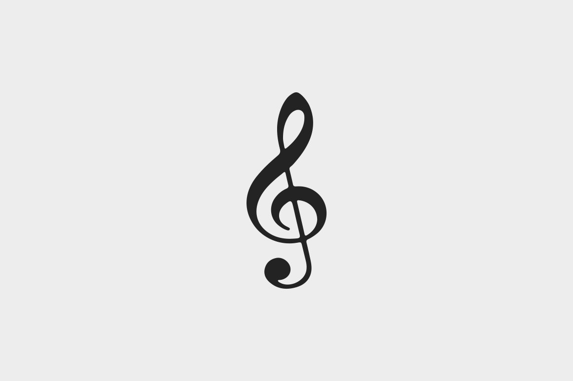 Some types of black musical note.