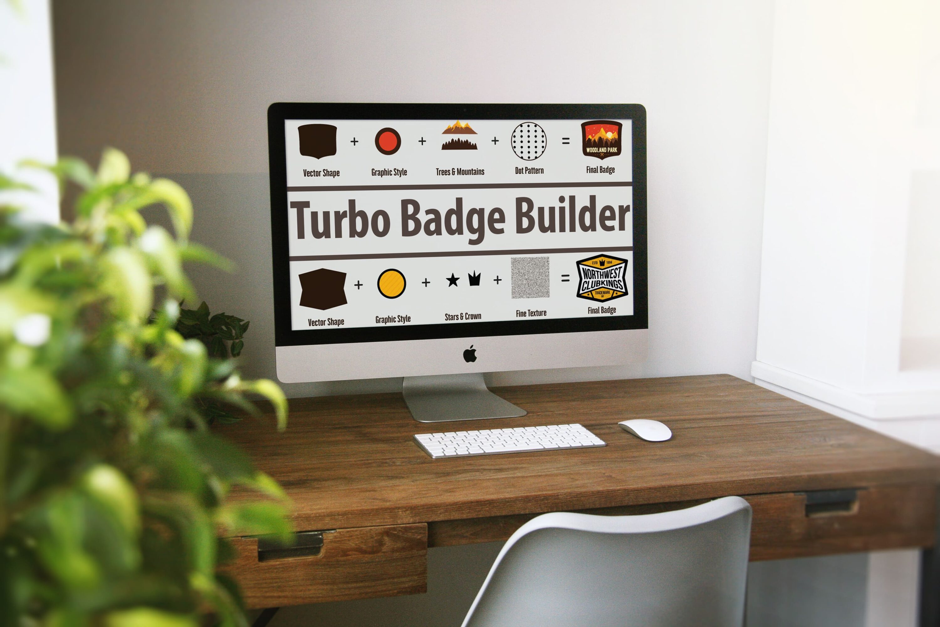 Desktop option of the Turbo Badge Builder.