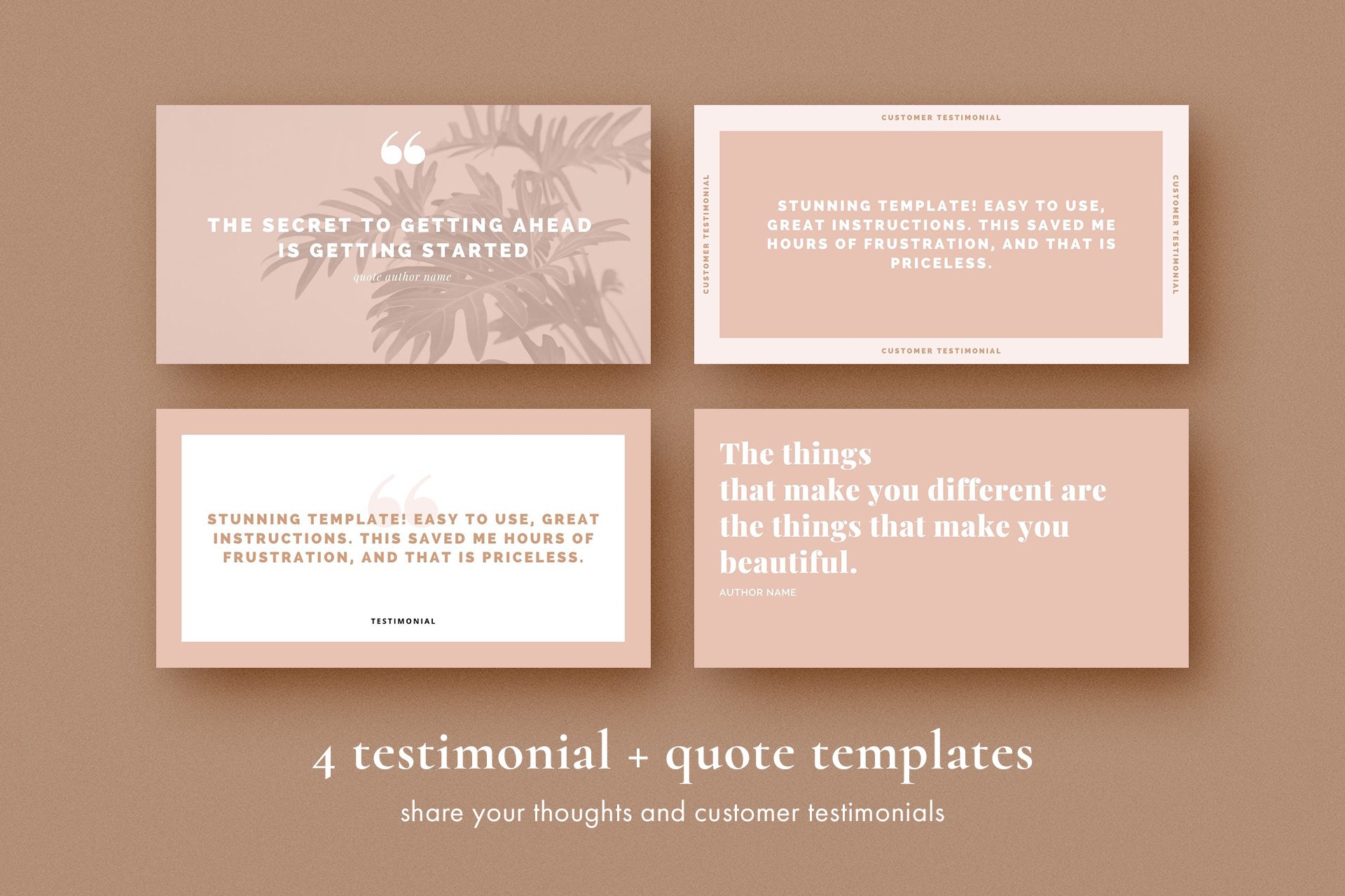 Collection includes quote templates.